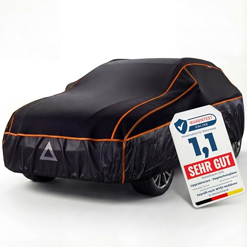 Upgrade4cars Funda Coche Exterior Anti-Granizo Version 2026 Accesorios | Lona de Tapar para Verano & Invierno UniversalSuv - SXXL (540 × 210 × 150 | Fácil de usar y guardar