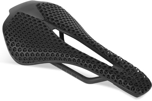 3D Gedruckter Fahrradsattel aus Vollcarbon, 250x143mm Cloud Comfort Fahrrad Sattel mit Nanoporöser Wabenstruktur, Ergonomischer Fahrradsattel für Herren & Damen Bequem für Rennrad und MTB