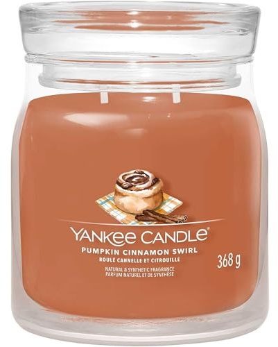 Yankee Candle, giara media signature Pumpkin cinnamon swirl