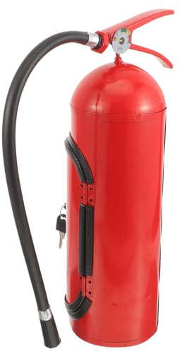 Alasum Fire Extinguisher Shaped Wine Holder Box for Liquor Storage with High Durability Iron and Plastic Material for Festive Visits and Reunion Drinks