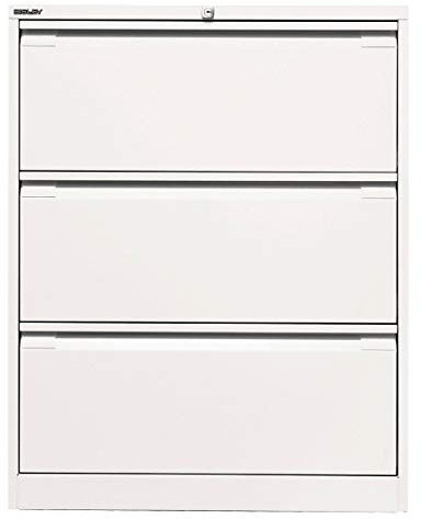 BISLEY DF3696 Hr-Schrank Doppelb.3sch.V-weiß
