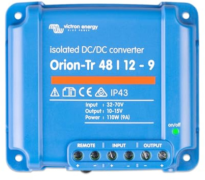 Victron Energy Orion TR IP43 48/12 V 9 A 110 W Convertisseur CC-CC, Isolé