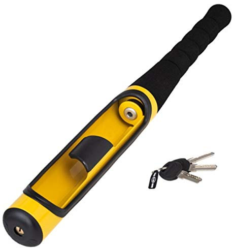 alca A303000 Lenkradschloss für Auto, Van, Wohnmobil, Diebstahlschutz, Baseballschläger, robuste Sicherheitsklemme, 2 Schlüssel