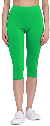 Bellivalini Leggings Capri Mujer BLV50-148 | Mallas deportivas capri de viscosa para fitness, yoga y entrenamiento