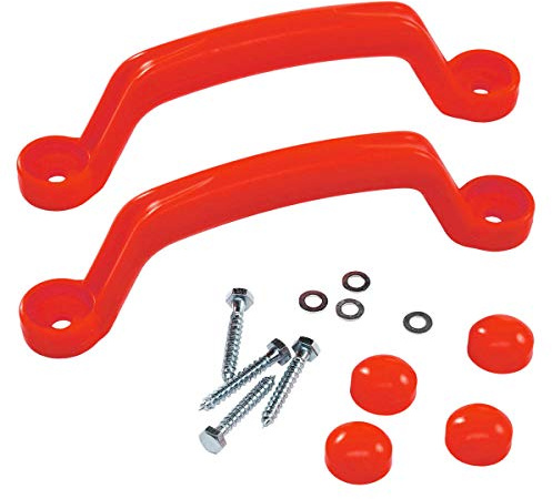 Demmelhuber Handgriffe Maja Spielturmzubehör Haltegriffe für, Rot | Kletterturm, Anschrauben, Kletterwand, Kinder