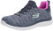 Skechers Summits Quick Getaway - Sneaker slip-on da donna, Blu navy-rosa acceso, 36.5 EU