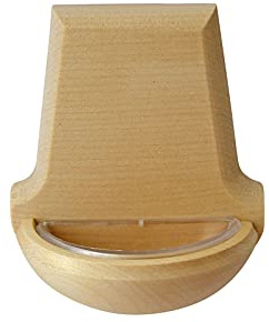 Weihkessel aus Ahornholz ca. 11 x 9 cm mit herausnehmbarem Wassereinsatz