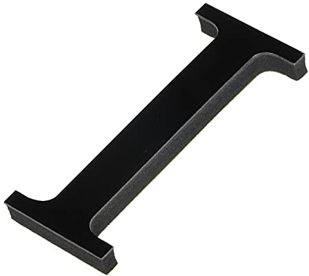 PATIKIL 3D Acryl Buchstaben Spiegel Wandaufkleber Schrift I Selbstklebend Hause Deko Schrift Schild Kunst Aufkleber Abziehbild für DIY Hause Dekoration Schwarz