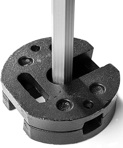 Hercules 2x 12kg HEAVY DUTY CAST IRON METAL GAZEBO AWNING MARQUEE LEG WEIGHTS