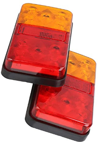 Marker Lights Bremsleuchte Für Auto LKW Anhänger Wohnwagen 2 Stück 12–80 V Rücklicht-Blinker (Größe : 12V)