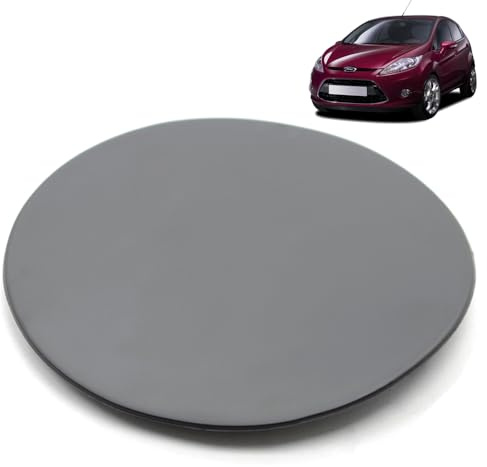 Robuste Tankabdeckung, Tankdeckel, Klappe, Tür, Benzin-Öldeckel, grundiert (lackierfertig), kompatibel mit Ford Fiesta MK7 2008–2012, 1866686, D1BB-A405A02-BA D1BBA405A02BA