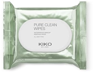 KIKO Milano Pure Clean Wipes, Make-Up Remover Wipes For The Face, Eyes And Lips