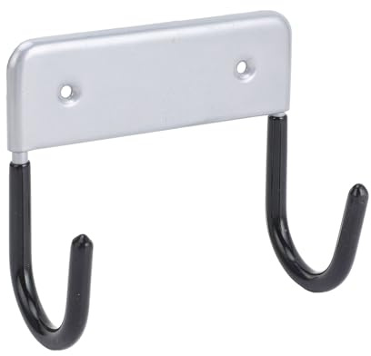Multifunctional Stable Ironing Board Hook Organizer Wall Rack, Space Saving Holder, Convenient Storage with Minimalist Design for Kitchen, Bathroom, Bedroom, Etc. (Silver Gray)