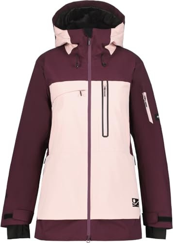 Icepeak Curran Damen Ski Winterjacke (DE/NL/SE/PL, Numerisch, 42, Regular, Regular, Rosenblatt)