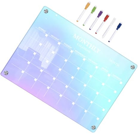 NUOBESTY 1satz Kühlschrank Planer Magnetische To-do Liste Essensplaner Wiederverwendbare Dry Erase Tafel Mit Stiften Praktische Notiztafel Für Küche Und Familie