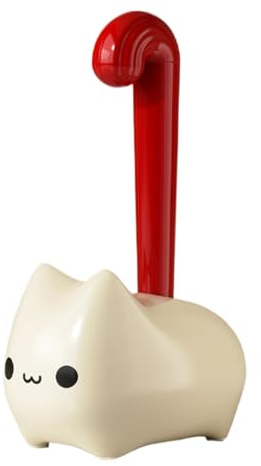 Rullo di lanugine, rimozione di di animali domestici con rullo appiccicoso con disegno di gatto a coda verticale | 60 fogli per rullo di lanugine, rimozione di capelli di cane per il