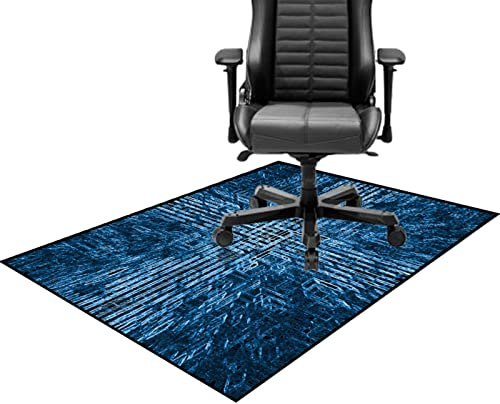 Tappetino protettivo per sedia da gioco, con base antiscivolo, per ufficio, soggiorno, camera da letto e sala giochi, tappeto duro per pavimenti duri, 120 x 160 cm