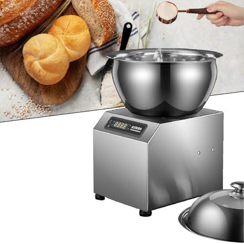 Impastatrice Professionale per Alimenti, impastatrice a Doppia Rotazione, Macchina per Impasto per Pizza, impastatrice per panetteria, Ristorante, 5 kg - 220 V