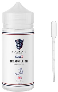 Ragnar GlideX Silicone Treadmill Belt Lubricant 100 ml – Quiet, Low-Friction Lube for Walking & Running Decks | Easy-Apply, Belt & Motor Life Extension