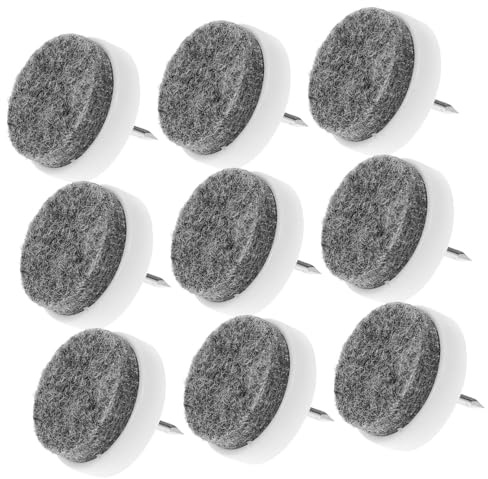 TEHAUX 10 pezzi Piedini per Mobili Antiscivolo e Ammortizzanti Protezioni per Gambe Sedie e Feltrini Resistenti per Pavimenti in e Moquette Riduzione Rumore e
