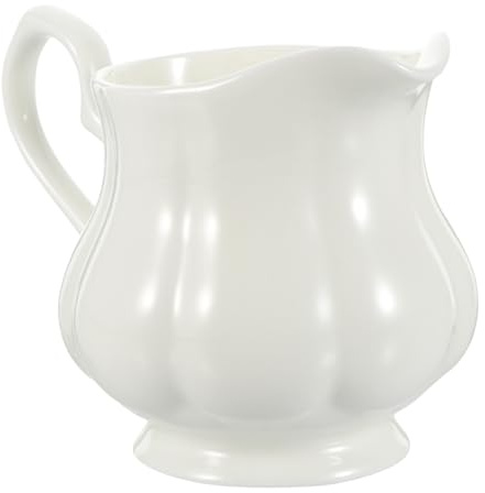 Healifty Pichet à Lait Tasse à Lait Verseuse Pot à Sauce Céramique Récipient Pratique Pour Contener Liquides Et Autres Aliments