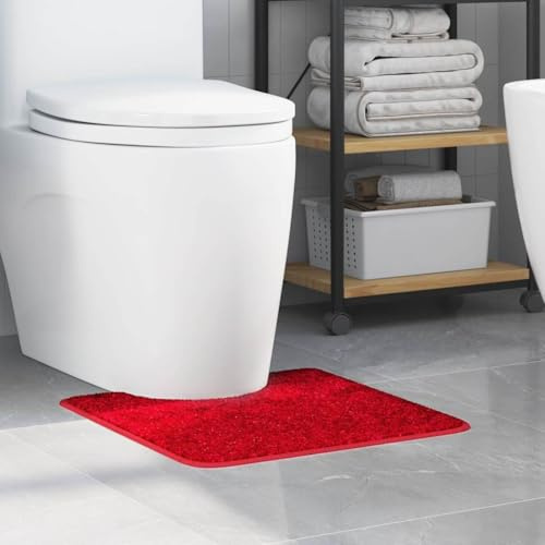 Genérico Estera de baño Rojo 50 x 50 cm Polipropileno,Casa y jardín,Accesorios para el baño,Alfombras y esterillas de baño,Rojo,0.35 KG,4019818