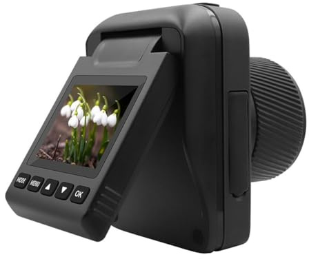 MoSundi Caméra Time Lapse étanche 32MP 4K avec écran rotatif à 90°, caméscope d'extérieur compact pour la photographie de la nature, noir
