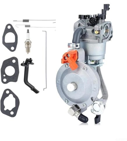 SiSinkal Kit carburatore gas naturale propano doppio combustibile per conversione GPL compatibile per generatori Honda, potenza nominale 2,8 kW, alta efficienza termica