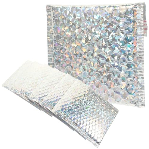 SWOOMEY Praktische Versandtaschen 20 Stück Selbstklebende Luftpolsterumschläge 6X10 Zoll Wasserabweisend für Warensendung und Versandbeutel