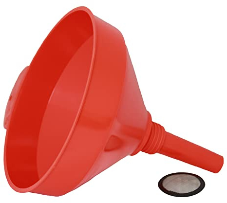 HP-Autozubehör 11195 Trichter mit Sieb 195mm Durchmesser, Rot