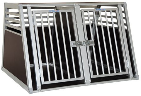 Schmidt-Box Hundebox Doppelbox ALU UMD 95/83/68 GROSS