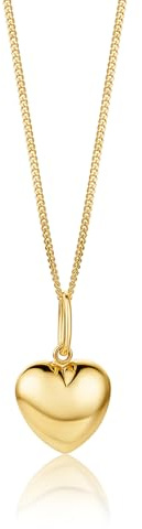 Miore Colgante de mujer con oro amarillo de 9 quilates (375/1000), sin gema, 45 cm