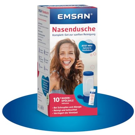 Emsan Nasenspülsalz für Nasendusche, 40 Beutel á 2, 5g