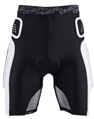 O'NEAL | Innershorts | Motocross Enduro Motorrad | Beständiger High-Density Eva Schaum, Integrierte Belüftungspads, elastischer Taillenbereich | Pro Short | Erwachsene | Schwarz Weiß | Größe M