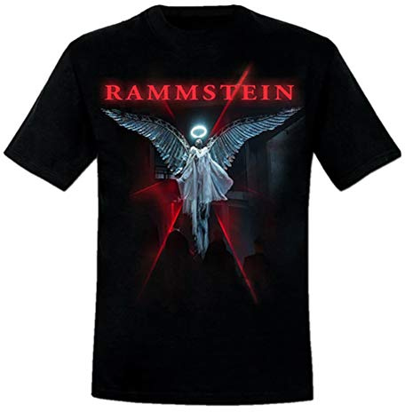 Rammstein T-Shirt Du Ich Wir Ihr schwarz, Offizielles Band Merchandise Fan Shirt schwarz mit Brust- und Rückendruck