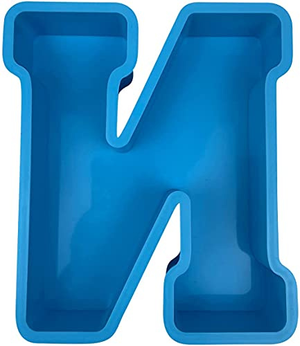 Stampo in resina epossidica con grande alfabeto - Stampo in silicone con lettera inglese, Stampi per colata di lettere in alfabeto 3D Stampo per decorazione dalla A alla Z per la festa di compleanno
