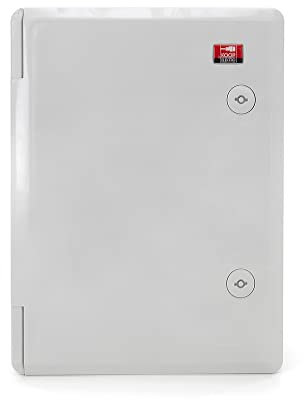 KOOP ELEKTRO Armadio di controllo industriale IP65, piastra di montaggio zincata, con guarnizione perimetrale, alloggiamento vuoto, in plastica ABS, 320 x 420 x 180 mm, 32 x 42 x 18 mm Grigio chiaro