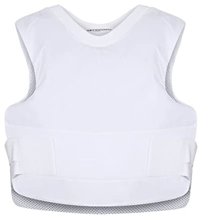 SafeGuard Clothing CoolMAX Bullet Proof Level II + Stab Level 1 Covert Vest - White