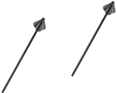 OUNONA 2st Löschkerzenabdeckung Kerzenflammenlöscher Silberne Accessoires Haushaltslöscher Kerzenlöscher Einzigartig Zubehör Wohnaccessoire Teelichter Automatisch Metall Rostfreier Stahl