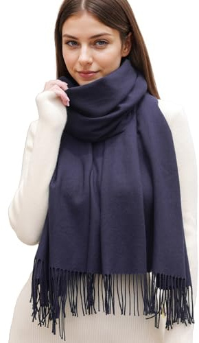 PIOYMEYA Echarpe Femme Pashmina Chale Mariage Festive Echarpe Hiver Femme Longues Grandes Douces