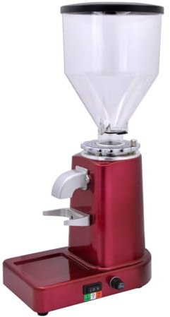 forestalk Molinillo De Café Eléctrico, Molinillo De Café Comercial Y Doméstico, Fresadora De Café Turco, Molinero Profesional(Color:Rojo)