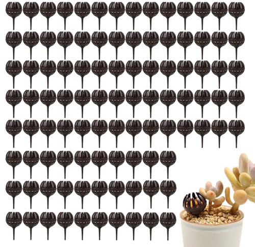 Zuasdvnk Cestas de abono bonsái, cestas de fertilizante para orquídeas | Garden Nutrition Cups 100 unidades, cesta de malla de fertilizante de liberación lenta para orquídeas jugosas bonsai