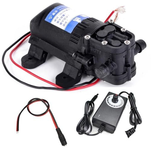 Pompes à eau, pièces et accessoires Pompe à eau électrique agricole, DC 12V Pompe à eau micro-diaphragme électrique, pulvérisateur d'eau Haute pression voiture de voiture 2a 24W