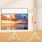 Projector Screen With Stand, Retractable Projection Screen, Wall/Ceiling Mounted Fixed Frame, For Home Theater Movie Office Game Projection Screen(60(16:9))