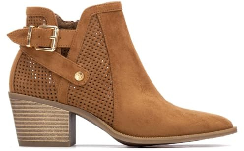 XTI - Botas Camperas Mujer Camel - Calzado Cómodo y Versátil - Moda casual - Modelo 14526501 (Talla 39)