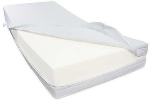 Dibapur® R45H7 Kaltschaummatratze EXTREM FEST bis ca. 200 Kg Doppeltuchbezug Gesamthöhe ca. 25 cm (140 x 200 cm)