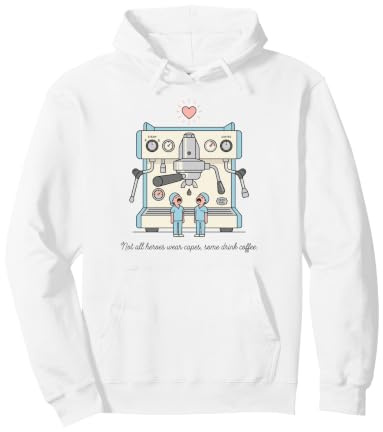 Funny Healthcare Worker Coffee Lover Espresso Design Pullover Hoodie