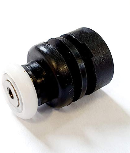 2 x Shower Door Rollers/Roller/Wheels/Runners Small Wheel Diameter Black 17mm L2