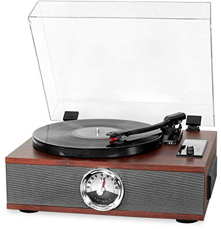Victrola Park Avenue Chaîne Stéréo 5-en-1 Platine Vinyle - Expresso, VTA-60-ESP-EU