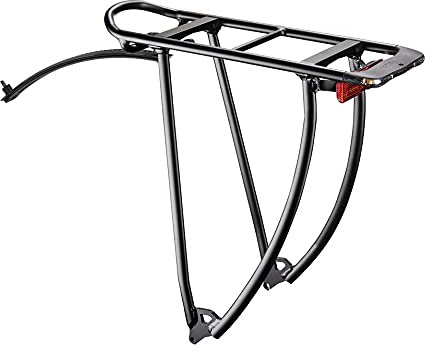 Racktime Unisex – Erwachsene Shine Evo IMM Gepacktrager, schwarz, 1size